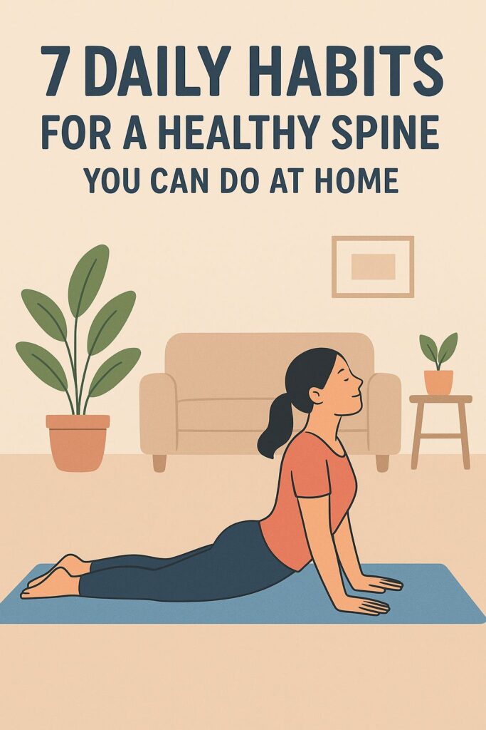 7 Daily Habits for a Healthy Spine You Can Do at Home